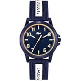 Lacoste Rider Unisex Quartz Plastic and Silicone Strap Watch, Color: Red (Model: 2030047)