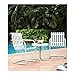 Crosley Furniture Gracie Weather Resistant Retro Metal Outdoor Side Table for Patio, Deck, Porch, Alabaster White