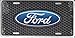 Ford Oval On Honeycomb Metal License Plate