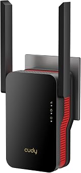 Cudy AX3000 WiFi 6 Extender Repeater Dual Band 3000 SqFt 70 Devices MU-MIMO view 1