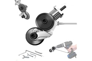 FILOYER Drillcutpro - Metal Cutting Adapter For Drill, Drill Cut Pro Metal Cutting Tool, Metal Cutting Adapter For A Drill with Adapter, metal cutting tool for DIY, Steel, Copper, Aluminum, Wood (1 Set)