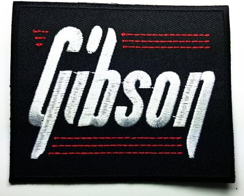 Gipson Music Band Patches 8.7x7.2 Cm Iron on Patch/embroidered Patch This Appliques Are Great for T-shirt, Hat, Jean ,Jacket, Backpacks