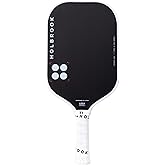 Holbrook Power Pro E Elongated Pickleball Paddle: USAPA Approved, Carbon Fiber Surface, Power, Control, Spin, Edgecraft Foam Polypropylene Honeycomb Core