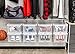 IRIS USA, Inc. Iris Easy Access Men's Shoe Box, 2 Pack, Wide, Clear