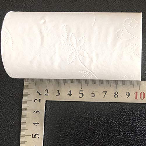 10 Roll Paper, Household FourLayer Paper Towels, Soft Toilet Paper