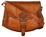 ZiBag Vintage Goat Leather 7" Cross Body Bag Boat