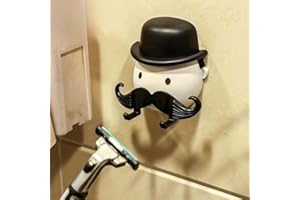 Beard Shaver Holder • Suction Cup Wall Mounted Storage Rack • Shaving Knife Holder • Non Perforated Shaving Knife Hanging Rac