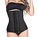 Sable Waist Corset Cincher Trainer for Women, Latex Underbust Training Belt Body Shaper Sport Weight Loss for Men, L