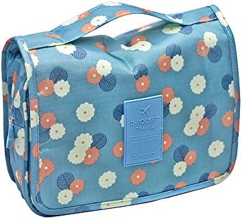 The Large Capacity Portable Travel Organizer Hanging Toiletry Bag Cosmetic Make up Bag case for Women Men Shaving Kit with Hanging Hook for vacation
