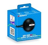 GlobalSat BR-355-S4-5Hz Serial GPS Receiver (Black)