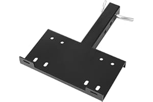 VEVOR Winch Mount, 15000 lbs / 6803 kg Load Capacity, Trailer Hitch Winch Mount with 2-inch Receiver, 2 Mounting Hole Design,