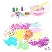 Slime Supplies Kit, 90 Pack Slime Beads Charms, Include Fishbowl Beads, Foam Balls, Glitter Jars, Drop Water Plum Blossom Love Smiley face Slices, Simulation Ice, Colorful Foam Beads, Slime Tools