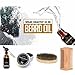 THEMANCODE Beard Grooming Kit w/ Beard Wash Soap, Beard Oil, Beard Conditioner Balm, Beard Brush, Beard Comb, Beard Shaving Scissors, Beard Growth Beard Care Gifts for Men