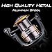 Sougayilang Spinning Fishing Reel - Ultra Smooth 13+1 Shielded Bearings, Light Weight Powerful Anti-Corrosion Alloy Construction Body，Non-Slip EVA Knob for Saltwater Freshwater Bass Fishing