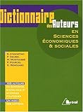 Image de Dictionnaire des auteurs en sciences économiques & sociales