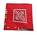 combocube 12 Pack(one dozen) Multi-Purpose novelty Red Cotton Paisley Cowboy Bandanas Headband for Men,Women and kids