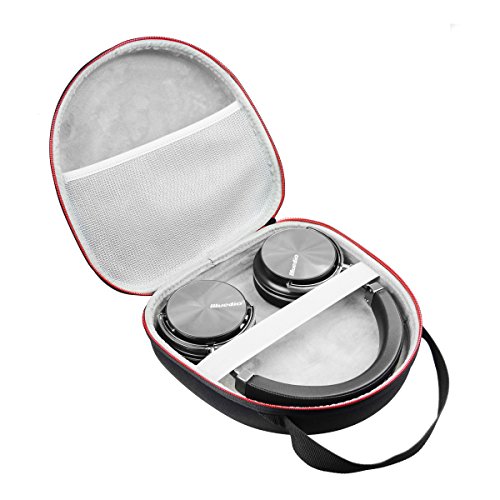 Hard Travel Case Bag for Bluedio T4s T4 (Tur bine) Active Noise Cancelling Over-ear Swiveling Wireless Bluetooth Headphones by AONKE