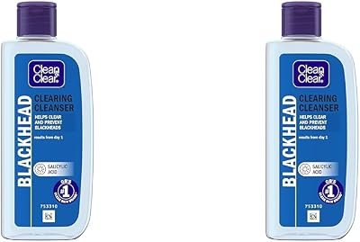 Clean & Clear Blackhead Clearing Cleanser 200ml Pack of 2 CLNCLR02