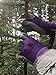 Gardening Gloves Women, 4 Pairs, Hypoallergenic, Nitrile Coated Garden Gloves Protect Against Cuts and Dirt, Breathable, Stretchable Nylon, Blue and Purple, Best for Garden, Household or Auto
