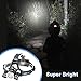 Mifine LED Headlamp, Super Bright 3 LED Headlamp Waterproof 4 Modes Hands Free Headlight (Included Rechargeable Batteries, USB Cable, Wall Charger, Car Charger) for Outdoor Sports