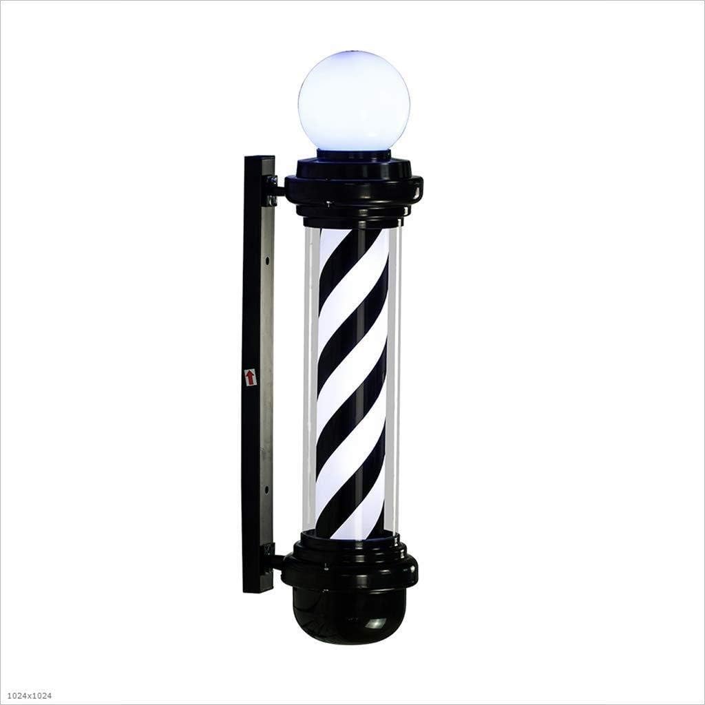 Mr.T Barber shop pole lamp LED Barbers Pole Hair Salon Logo Rotating