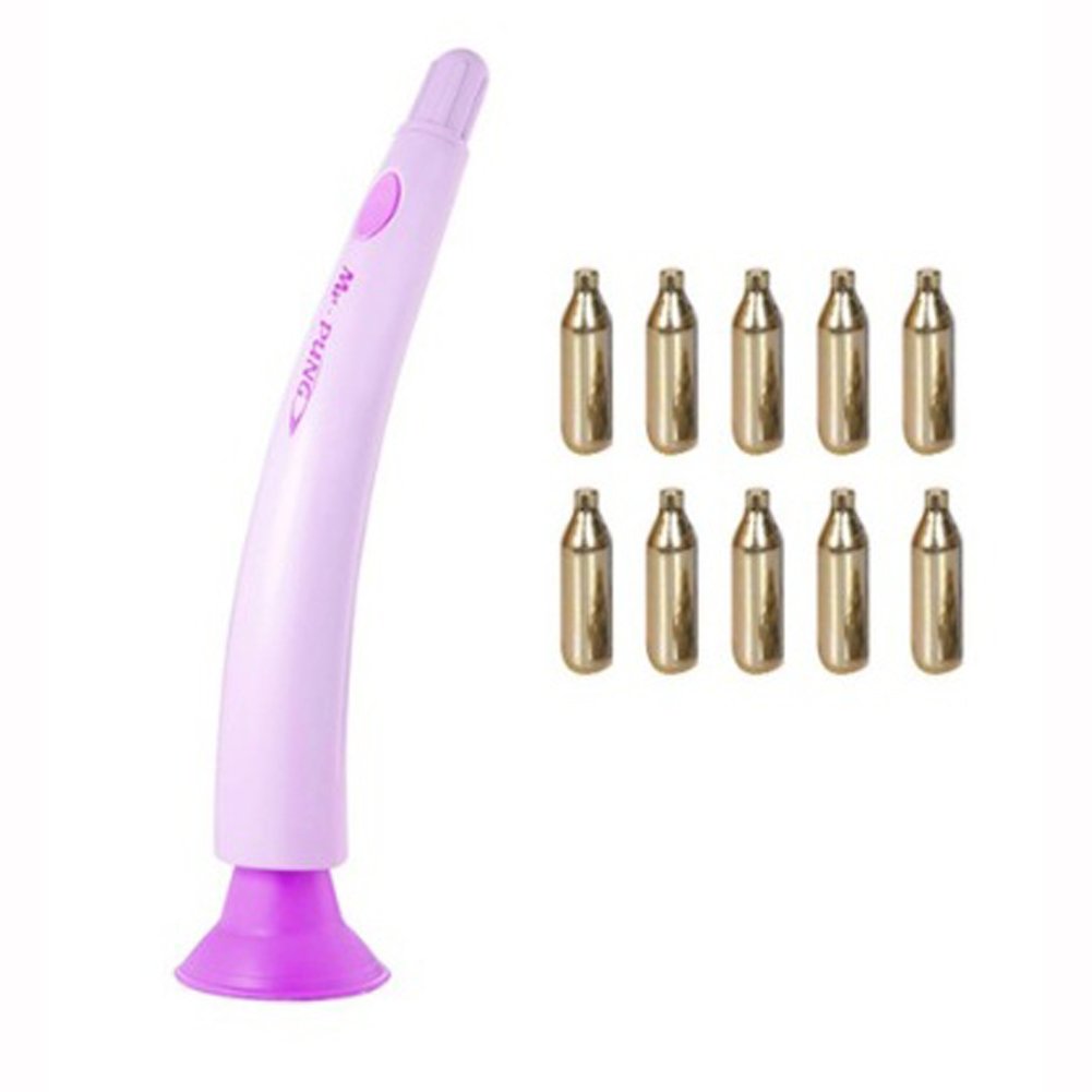 MR.PUNG Kitchen Washbasin Sink Plungers & Co2 Cylinders 1Box (10 pcs) & Simple English User Guide