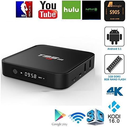 2016 T95m android TV Box update from mx pro Built in 2.4G WiFi Amlogic S905 Android 5.1 Quad Core 1GB/8GB H.264 4K