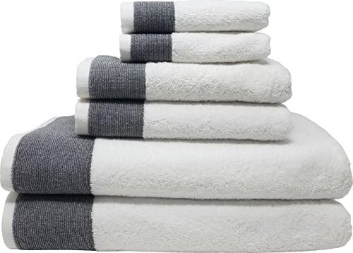 Venice 6 Piece Luxury 100 Percent Turkish Combed Cotton Towel Sets (Dark Plum Truffle)