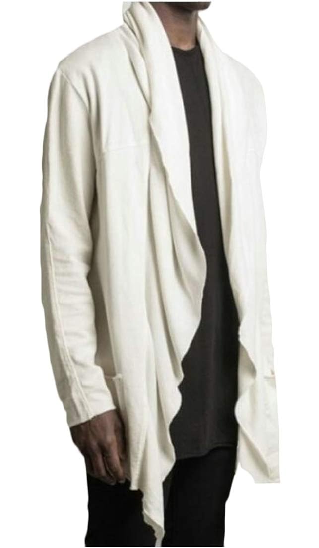 mens irregular cardigan