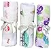 Soft Baby Swaddle to Calm Cranky Newborn & Put in Deep Sleep. 3 Pack Large Muslin Cotton Swaddling Blankets for Receiving & Nursing. Cute Pink for Girls.