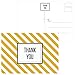60 Postcards - Modern Thank You - 6 Different Patterns and Colors