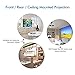 EUG Bluetooth Video Projectors Wxga Android LCD LED Wifi Smart Wireless Movie Projector with Bluetooth 1080P HDMI HD LED 5000 Lumen Home Theater Outdoor Gaming HDMI USB VGA AV Ceiling Proyectorthumb 4