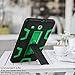 TIANLI for Samsung Galaxy Tab E 9.6 Case Anti-Scratch Shockproof Three Layer Full Body Armor Protection with Sturdy Kickstand Anti-Fingerprint,Black Green