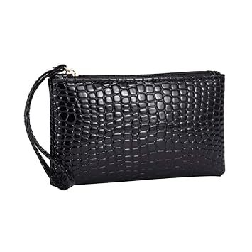 crocodile print purse
