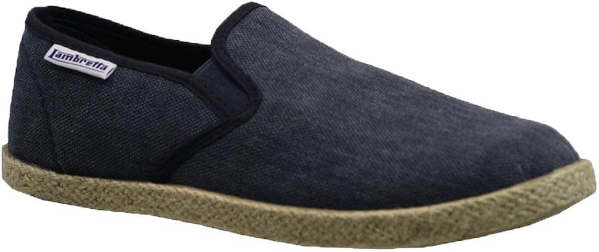 Lambretta Canvas Shoes  . Lambretta Brogue Formal Shoes Mens Lightweight Leather Lined Soft Casual Flats.