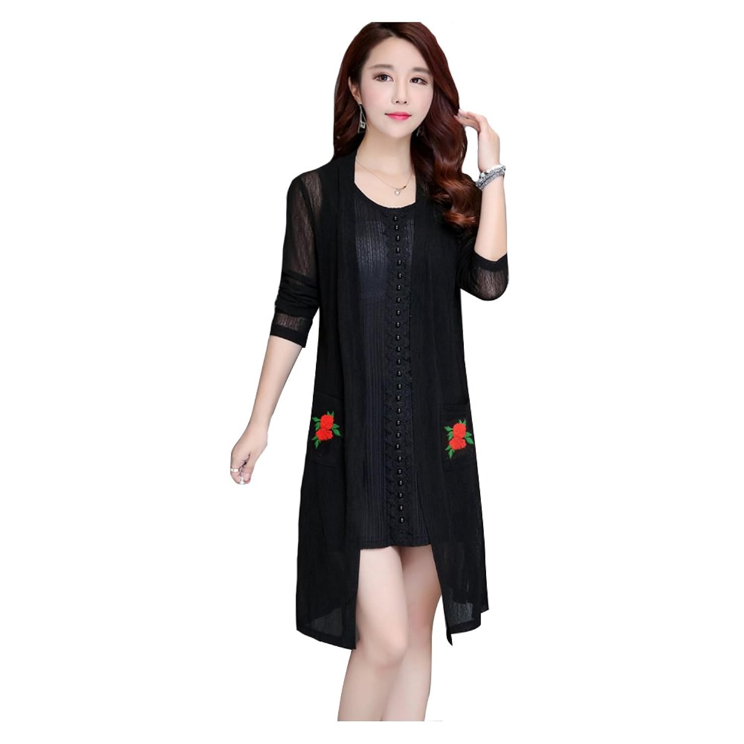 aashish garments black net embriodery summer women shrug