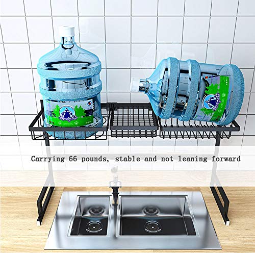 6 XIANGZHI+Stainless+Kitchen+Two+Tier+Storage