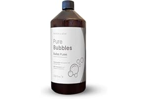 BLOOM & BŌDE Luxury Unscented Foaming Bath - Natural Fragrance-Free Bubble Bath with Aloe Vera and Epsom Salt - Pure Bubbles Scent (Unscented), 33.8 fl oz / 1L