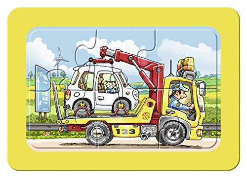 Ravensburger Kinderpuzzle 06944 - Müllabfuhr, Krankenwagen, Abschleppwagen - My first puzzle - Rahmenpuzzle – Bild 4