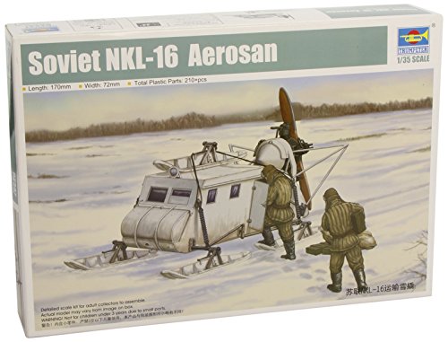 Trumpeter NKL-16 Soviet Armored Aerosan Military Vehicle Model Kit, Scale 1/35