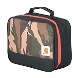 Carhartt Kids' Insulated Soft-Sided School Lunchbox, Camo Print
