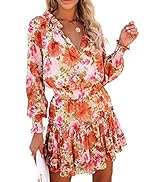 Asvivid Womens Summer Sunshine Colorblock Ruffle Flutter Sleeveless Loose Fit Short Flowy Pleated...