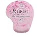 Memory Foam Mousepad with Wrist Support, Custom Bible Verse Pink Sparkles Glitter Pattern Mouse Pad Wrist Rest, Super Non-Slip PU Base