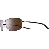 Nike EV1091-202 Pivot Six Sunglasses Walnut Frame Color, Dark Brown Lens Tint