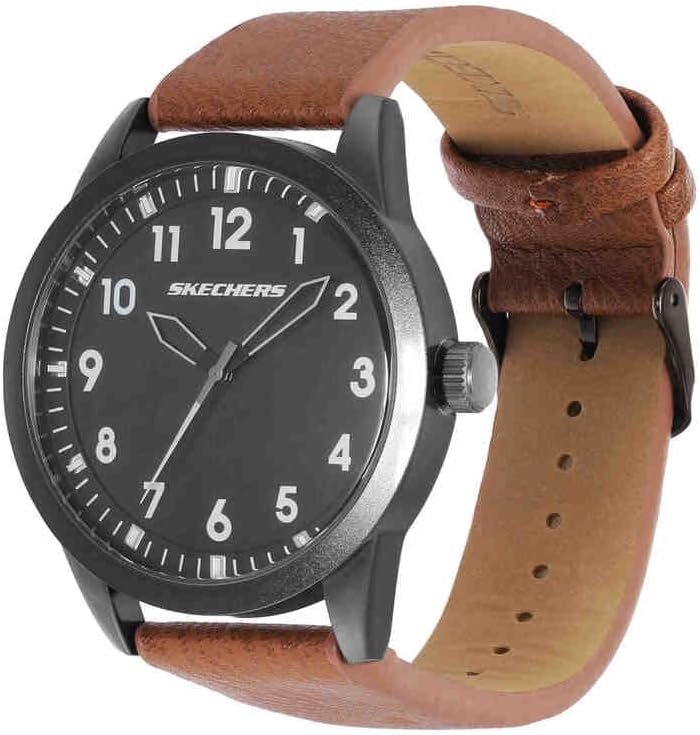 Hommes Analogique Quartz Montre avec Bracelet en Polyuréthane SR9065