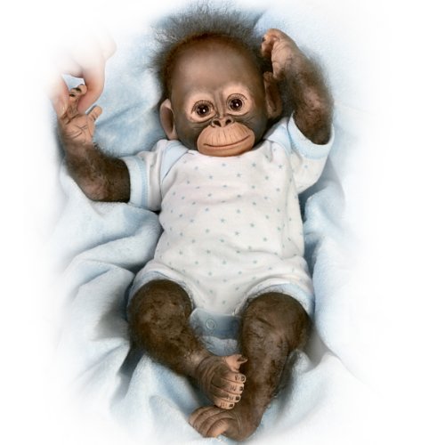 Realistic Baby Monkey Doll: Baby Zachary by Ashton Drake