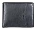 Men's Classic Black Genuine Leather Wallet Alain Delon