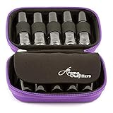 Essential Oil Carrying Case - Premium Protection for Roller Bottles - Hard Shell Case Protects up to 10 bottles - Perfect for Travel
