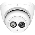6MP Security PoE IP Camera, Outdoor UltraHD Dome Camera with Built-in Mic, 165ft IR Night Vision, Smart H-2-6-5, IP67 Weatherproof, WDR, 3D DNR(2.8mm)