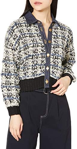 Grace Continental 2021SS 0121103041 Women’s Tweed Denim Knit Jacket